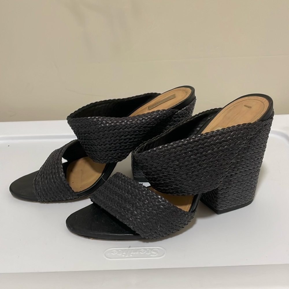 Schutz black mules